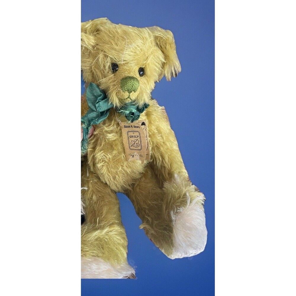 Susan R. Geary Mohair Teddy Bear (Gristly ) Handmade Germany Artist Bear Rare